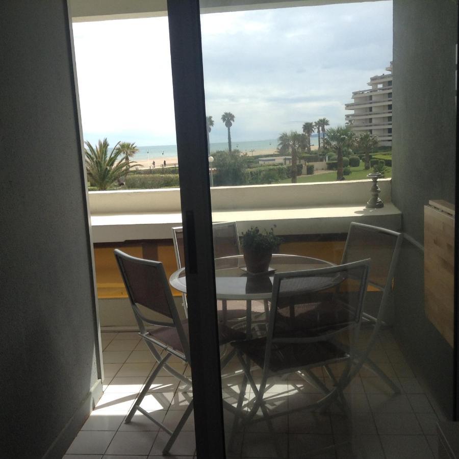 Apartament T2 Vue Mer, Plage A 50M, Avec Garage Prive. Canet-en-Roussillon Zewnętrze zdjęcie